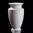 Olympus Vase, weiß, glasiert, 32 cm hoch