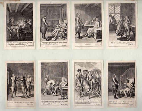 Chodowieki, Daniel (1726 - 1801), 12 Kalenderblätter, Kupferstiche