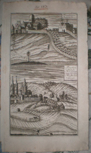 Naumburg an der Saale, Naumburg/Saale, Naumburg, Templum Cathedrale, Kupferstich 1717