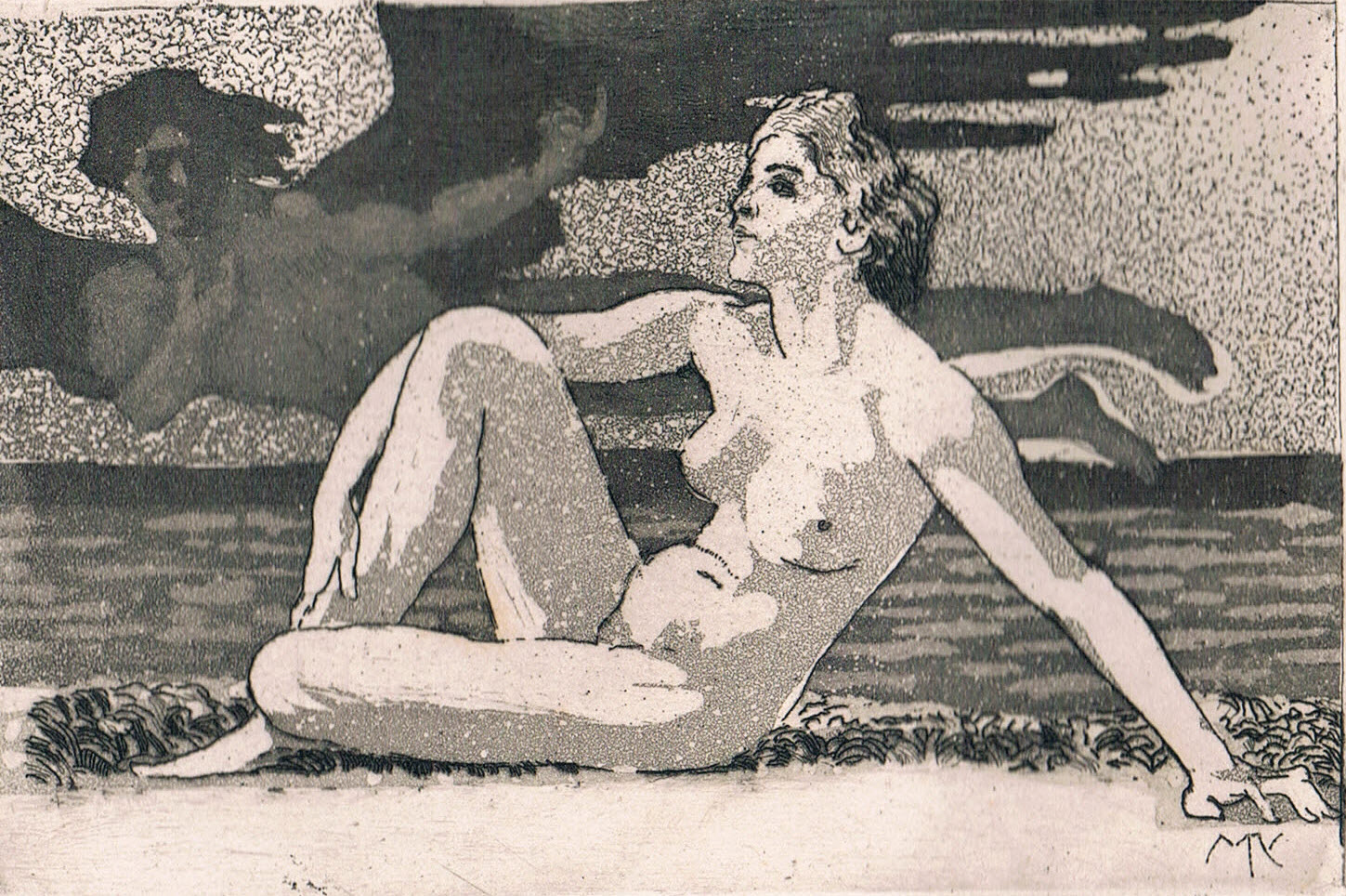 Max Klinger Allegorie 1911 vgl. Beyer 407 III